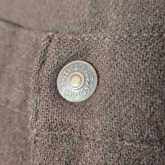 VTG 60s Levi's for Gals 542 Big E Velvety Brown Bell Bottoms, 26x27 - Picture 8 of 10